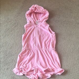 Janie and Jack Pink Zip-Up Hoodie swim cover 6
